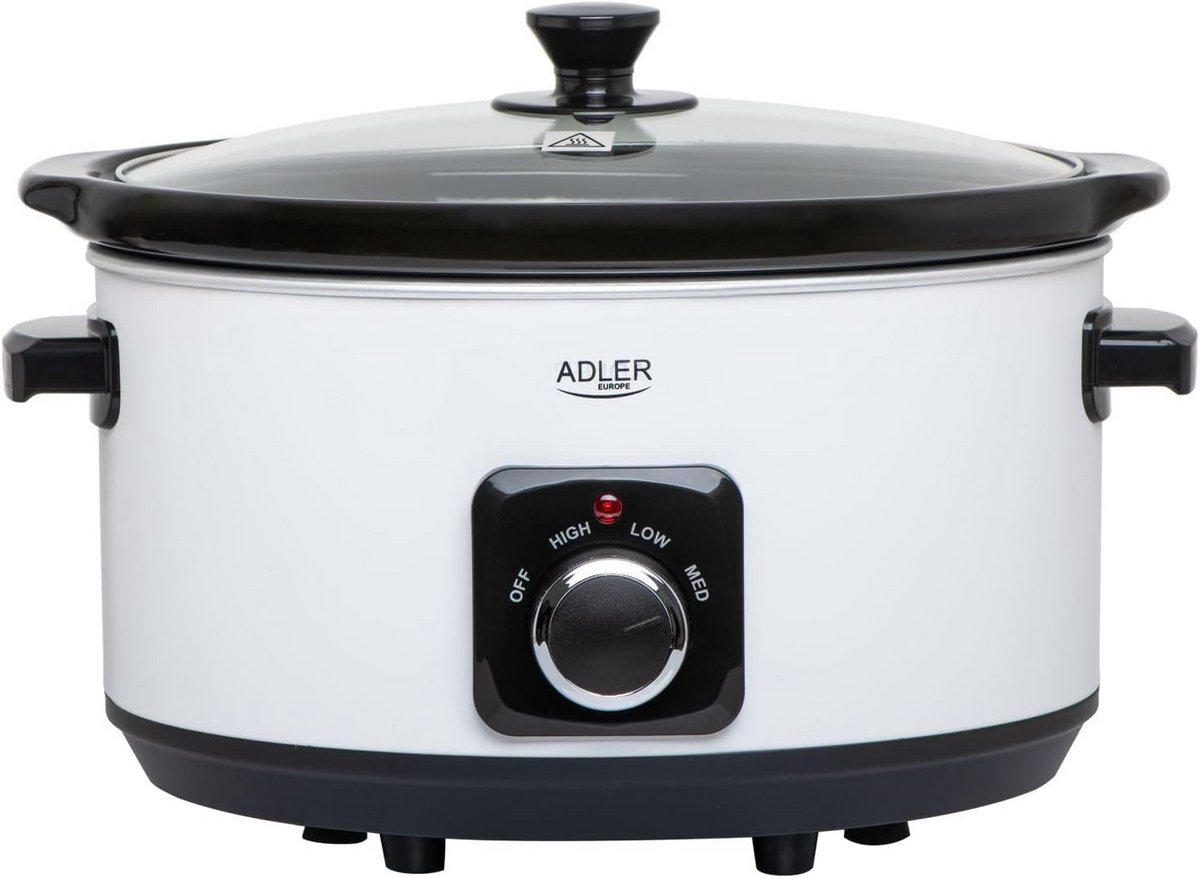Slowcooker Keramische Pan 5.8L met 3 Warmtestanden - Slowcooker - €135,14