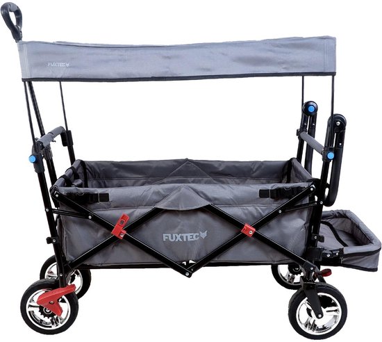 FUXTEC Bolderkar CT800 - opvouwbaar - grijs van FUXTEC — afbeelding 3