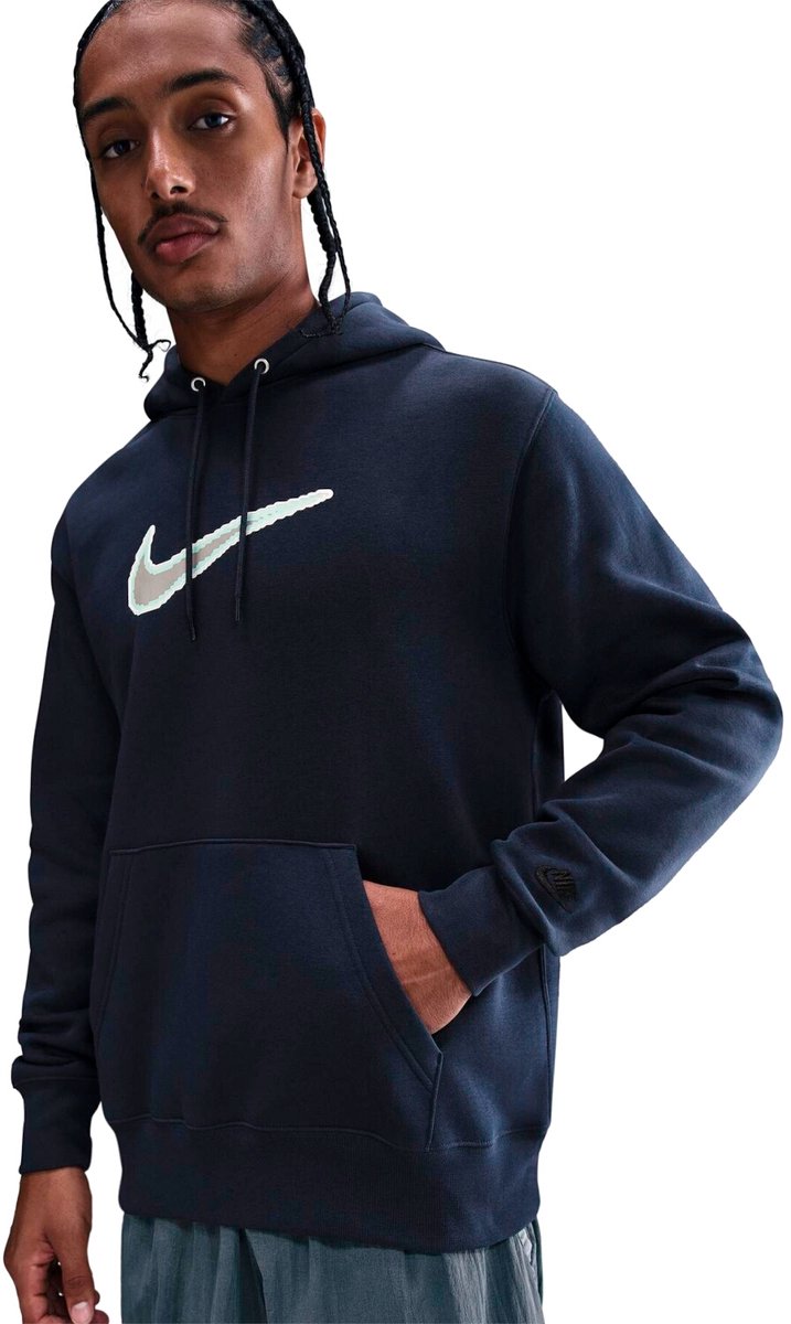 Nike Club Bb Gx Heren Hoodie Hv0854-451 Kleur Blauw