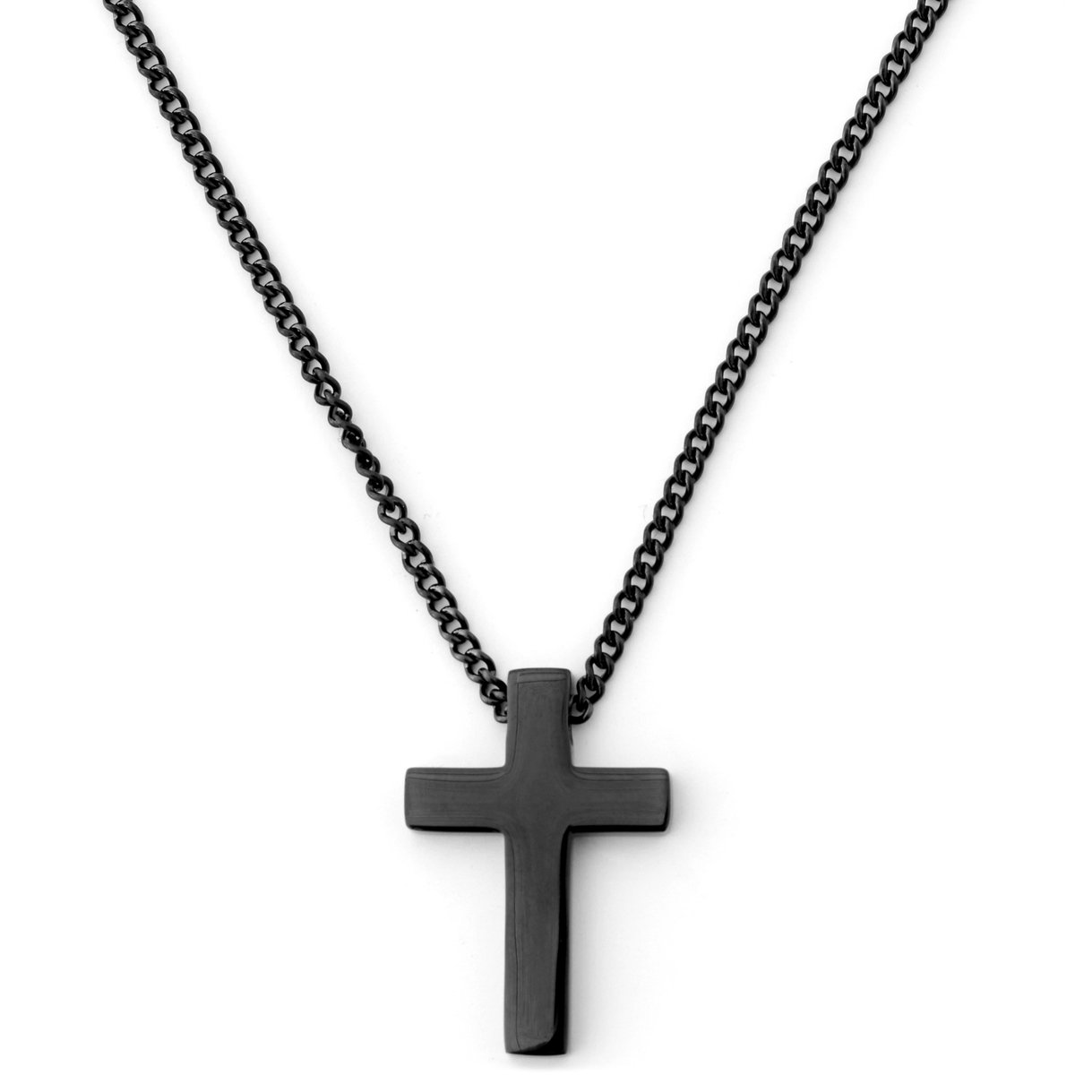 Iconic | De Zoon Zwarte Kruisketting