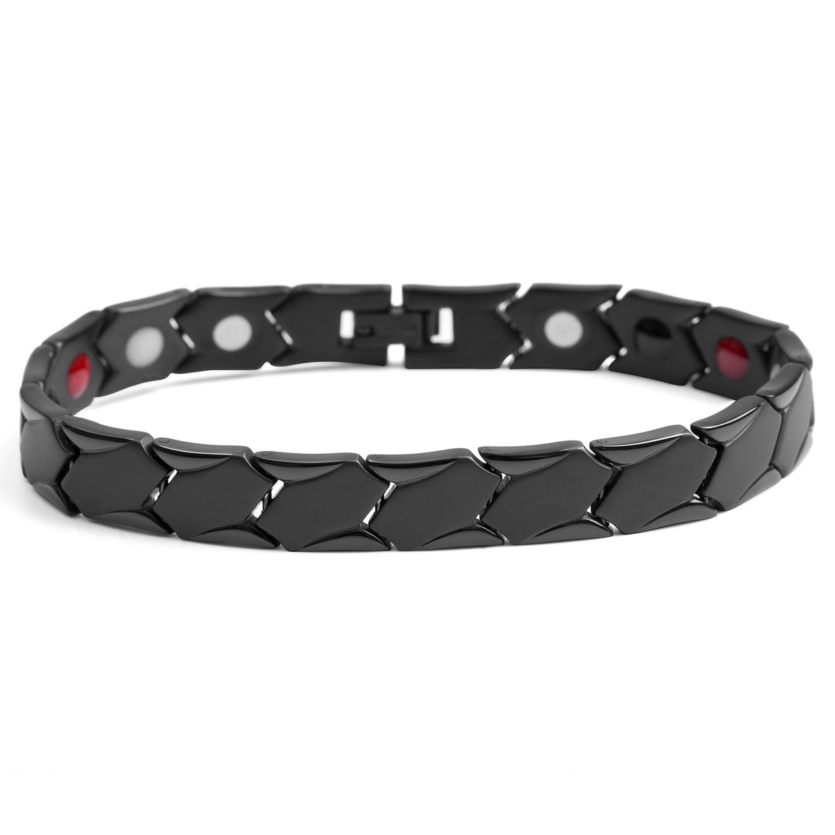 Zwarte Titanium Armband