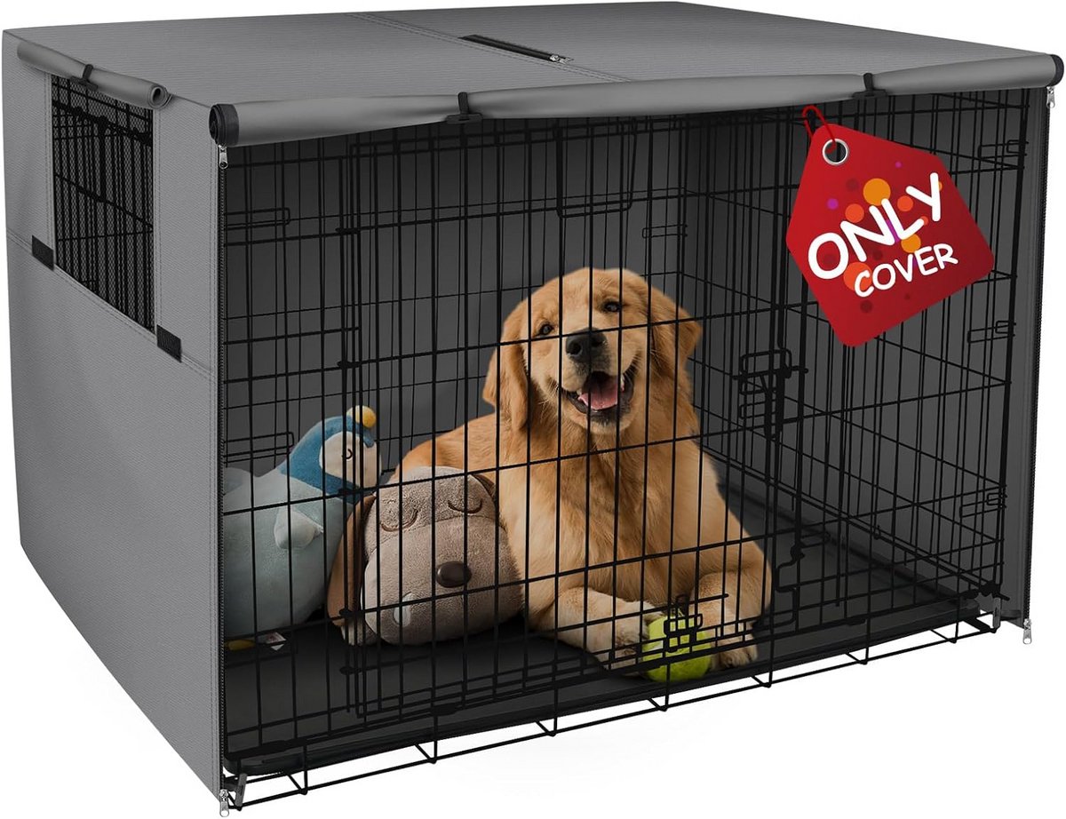 Duurzame Hondenbench Cover Polyester Universele Fit voor Draadkooien