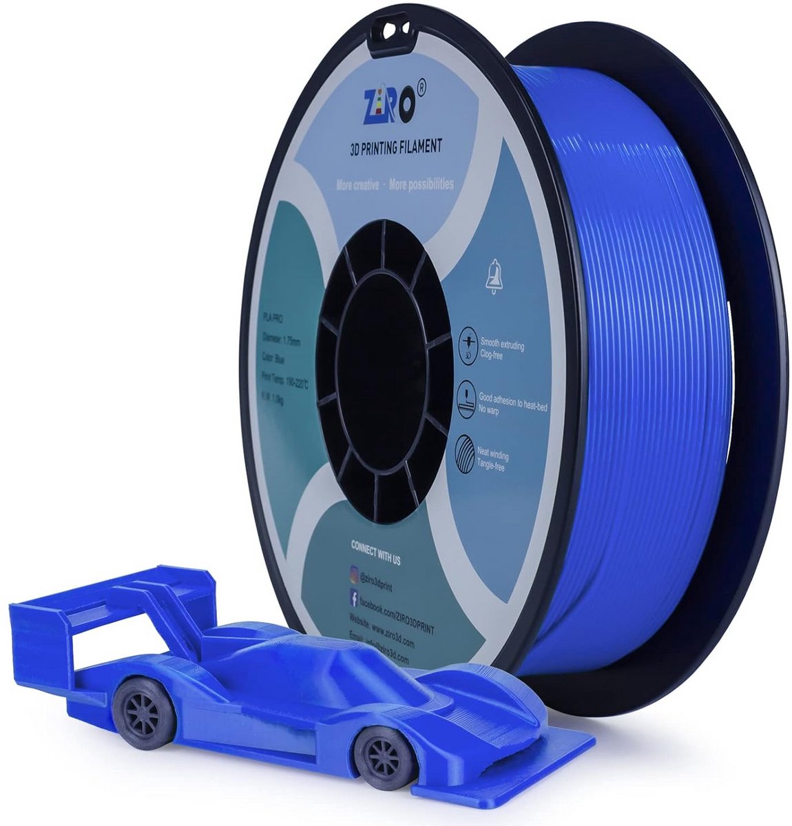 PLA 3D Printer Filament 1.75mm 1KG - Hoge Precisie voor FDM Printers