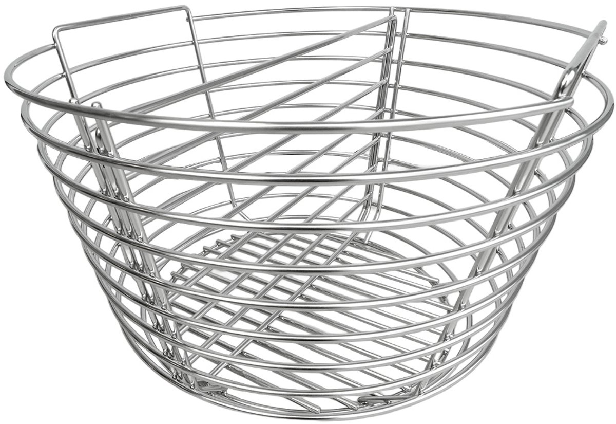 Patton RVS Houtskoolmand voor 22" large kamado - 40 x 40 x 23 cm