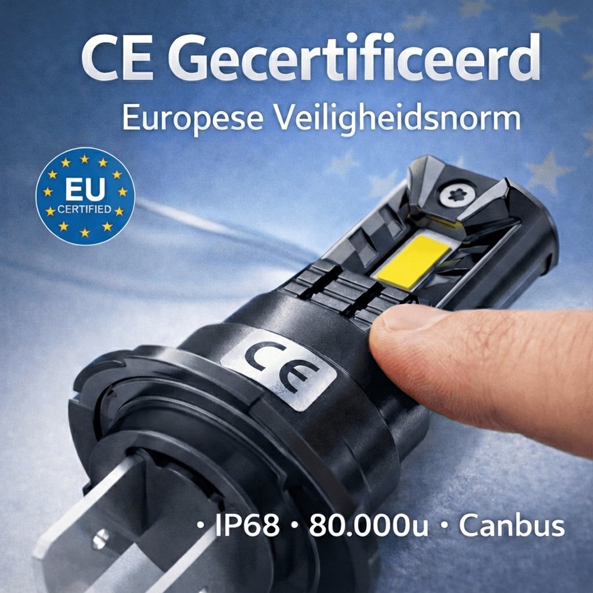 HaloVision Turbo LED Koplampen H7 + Stadslicht T10 – 25W 5000Lm 6000K Helder Wit – Canbus Plug en Play Dimlicht + Dagrijverlichting LED Set van 4 Autolampen – foto 7