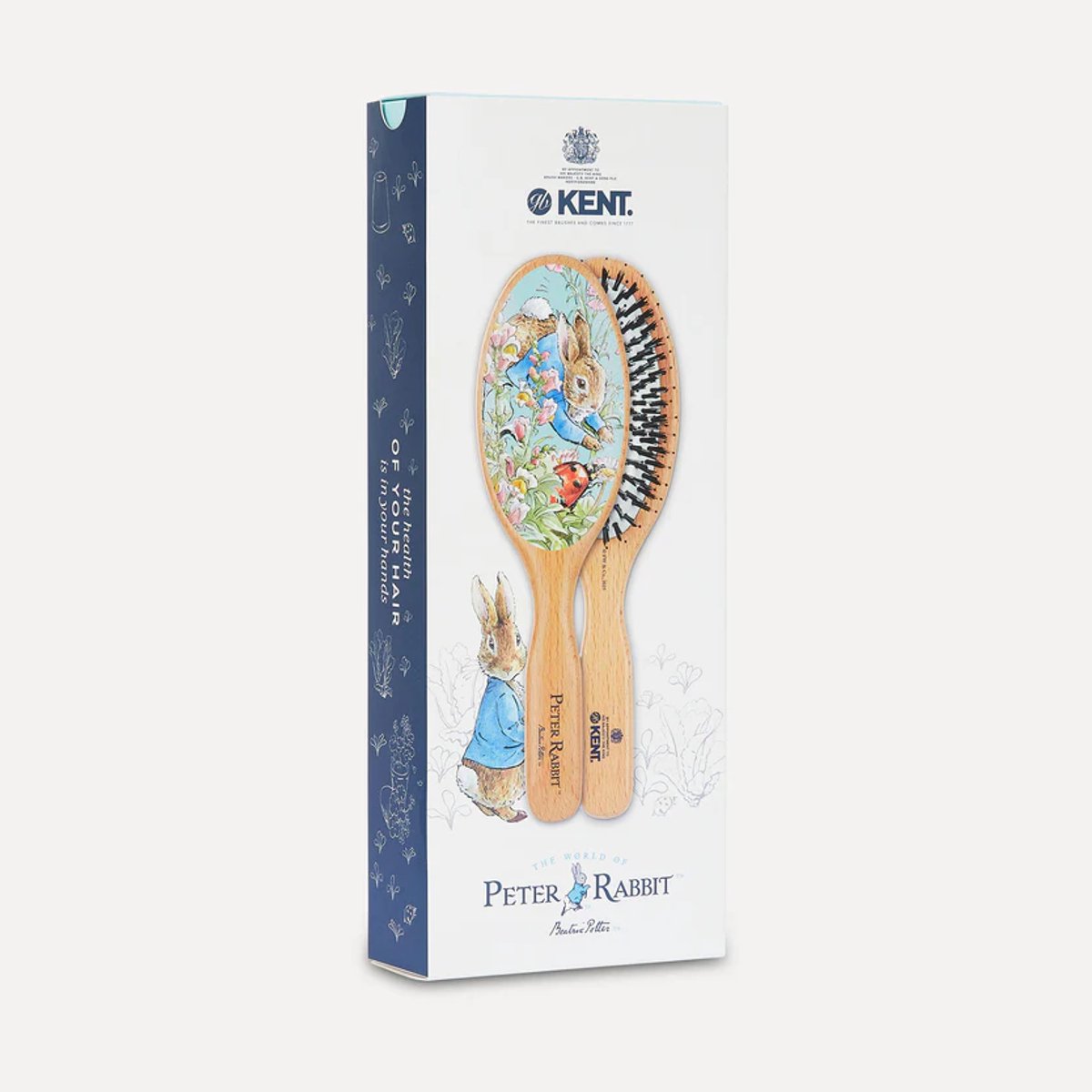 Kent Brushes - Peter Rabbit - Pieter Konijn - PR01 - Peter Rabbit™ Large Bristle Nylon Mix Hairbrush - Pieter Konijn Grote borstel Nylon mix haarborstel