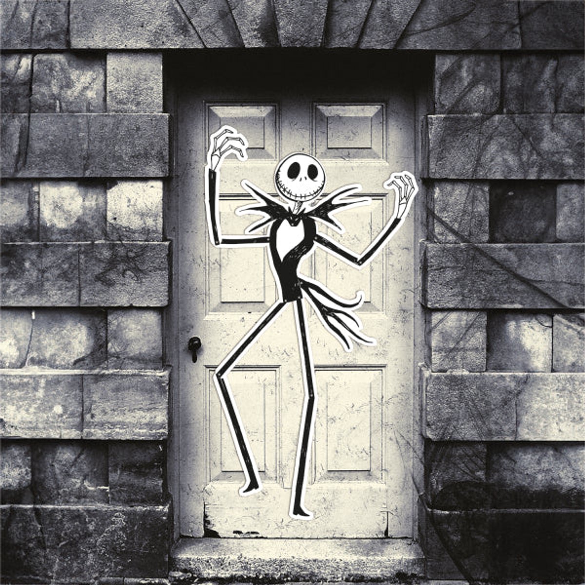 Nightmare Before Christmas kartonnen uitsparing 124cm