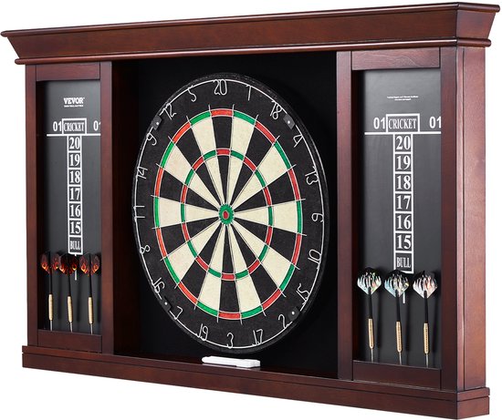VEVOR Dartkastset Officieel Dartbord MDF Darts 45x3,8cm Dartbord van Merkloos — afbeelding 2