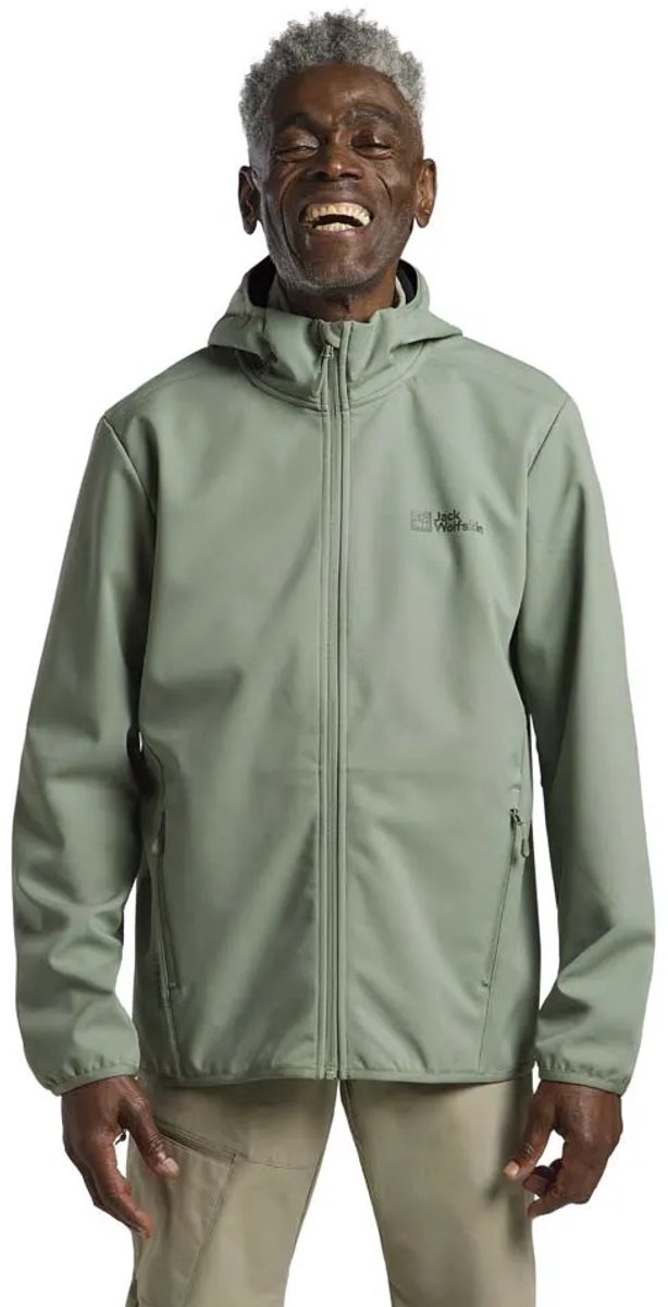 Jack Wolfskin Bornberg Softshelljack Groen S Man