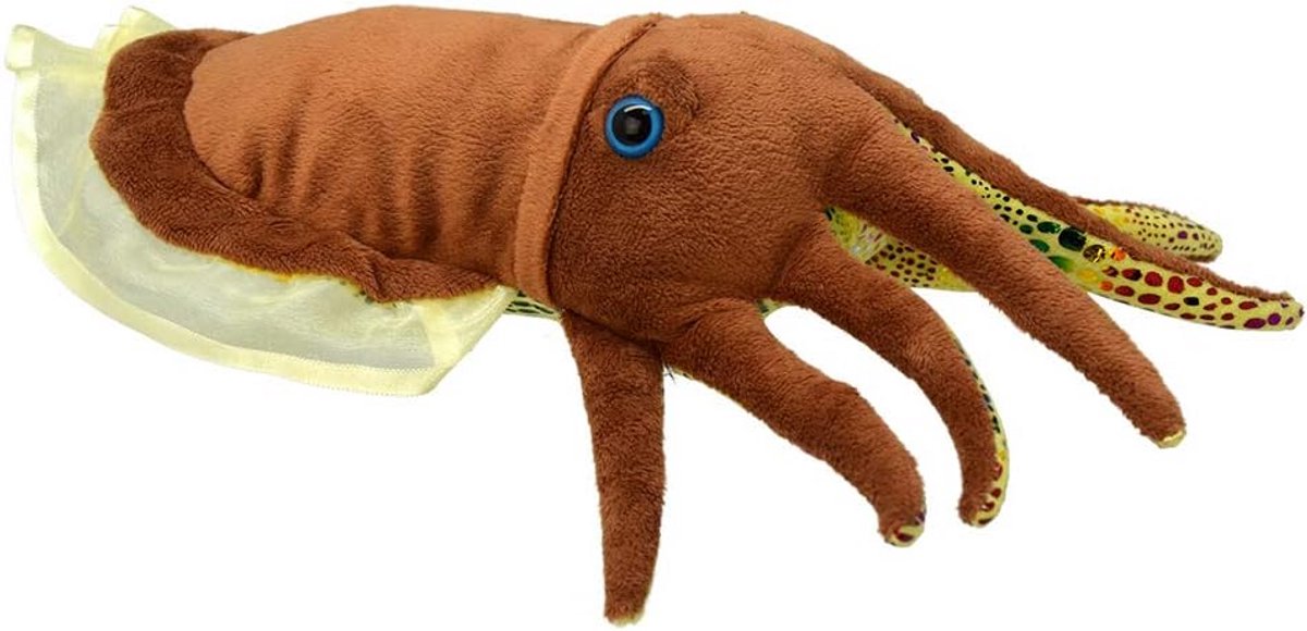 Zachte Pluchen Zeedier Knuffel 35cm Inktvis