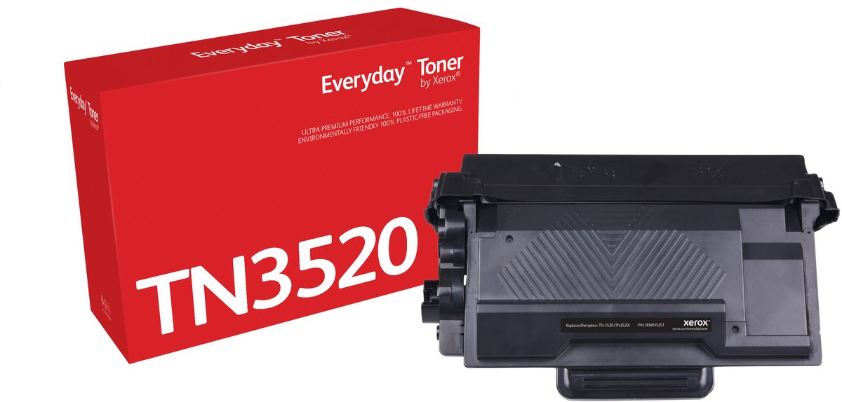 Everyday Zwart Toner compatibel met Brother TN3520, Ultra hoge capaciteit