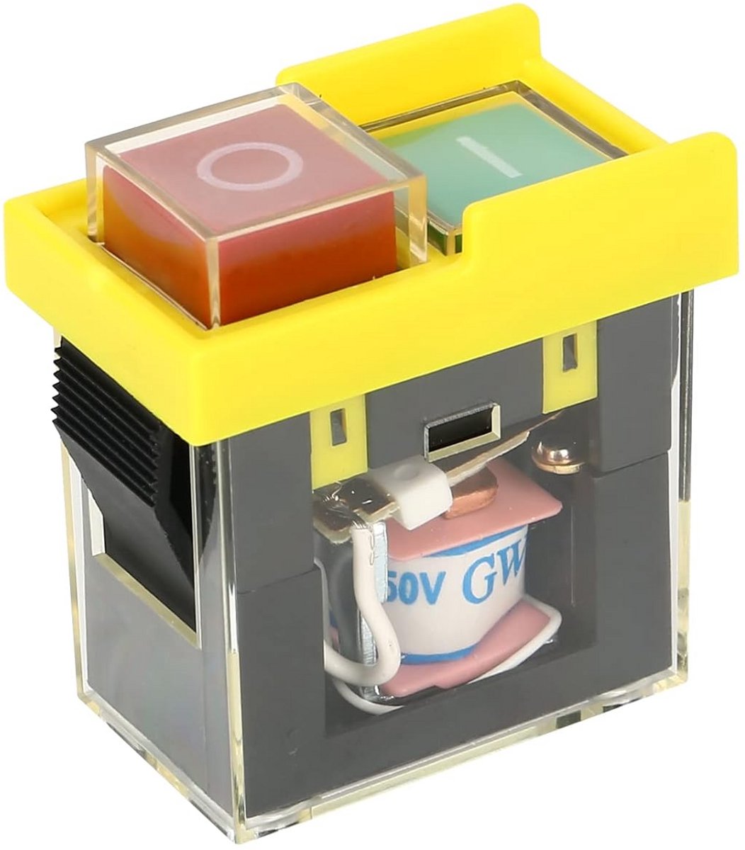 Waterdichte Magnetische Veiligheidsschakelaar IP55 voor Elektrisch Gereedschap - Startknop met Stroomuitvalbeveiliging
