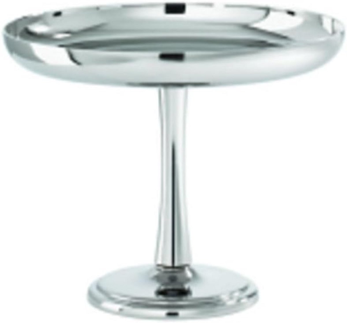 RVS Fruitstandaard of Taartplateau 13,8 cm Hoogte 11 cm