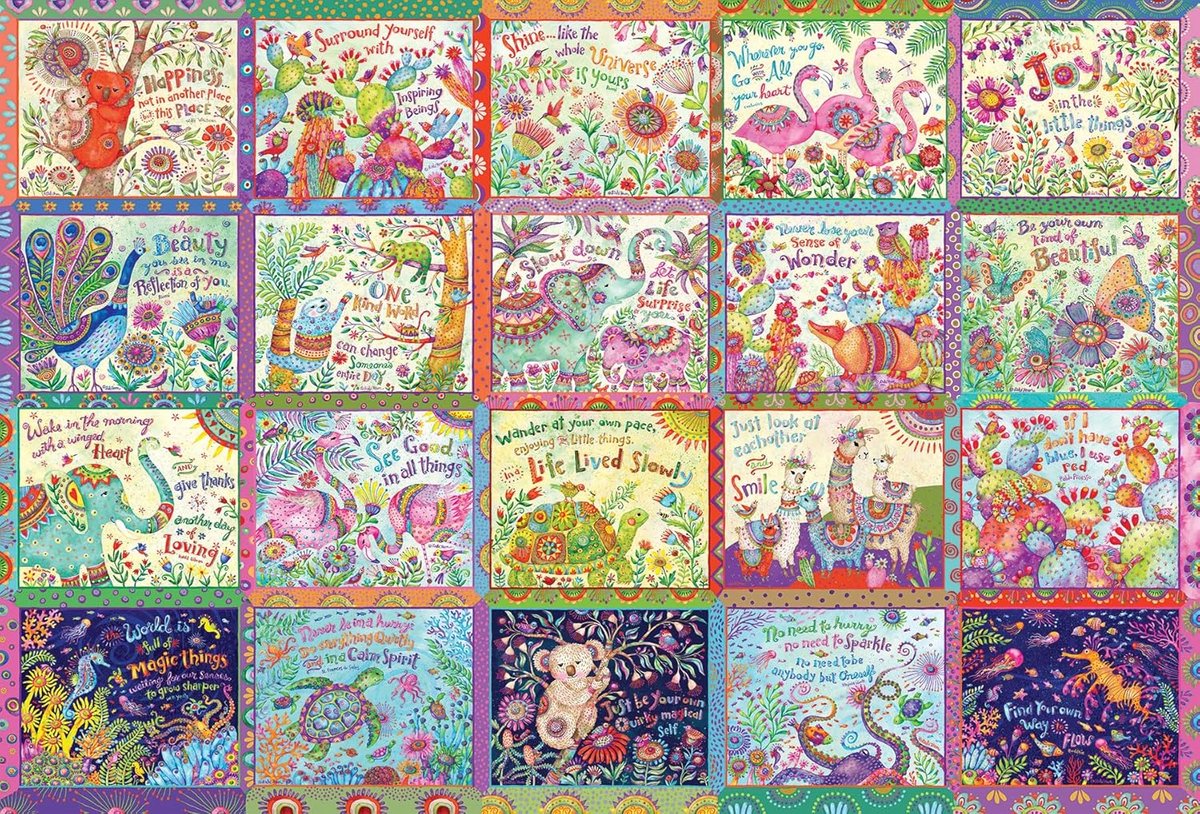 Groot Legpuzzel 2000 Stukjes - Levendige en Duurzame Puzzelervaring