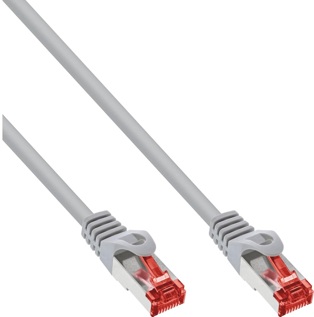 Patchkabel Cat6 S/FTP Koper Grijs 1 Meter Zonder Merk