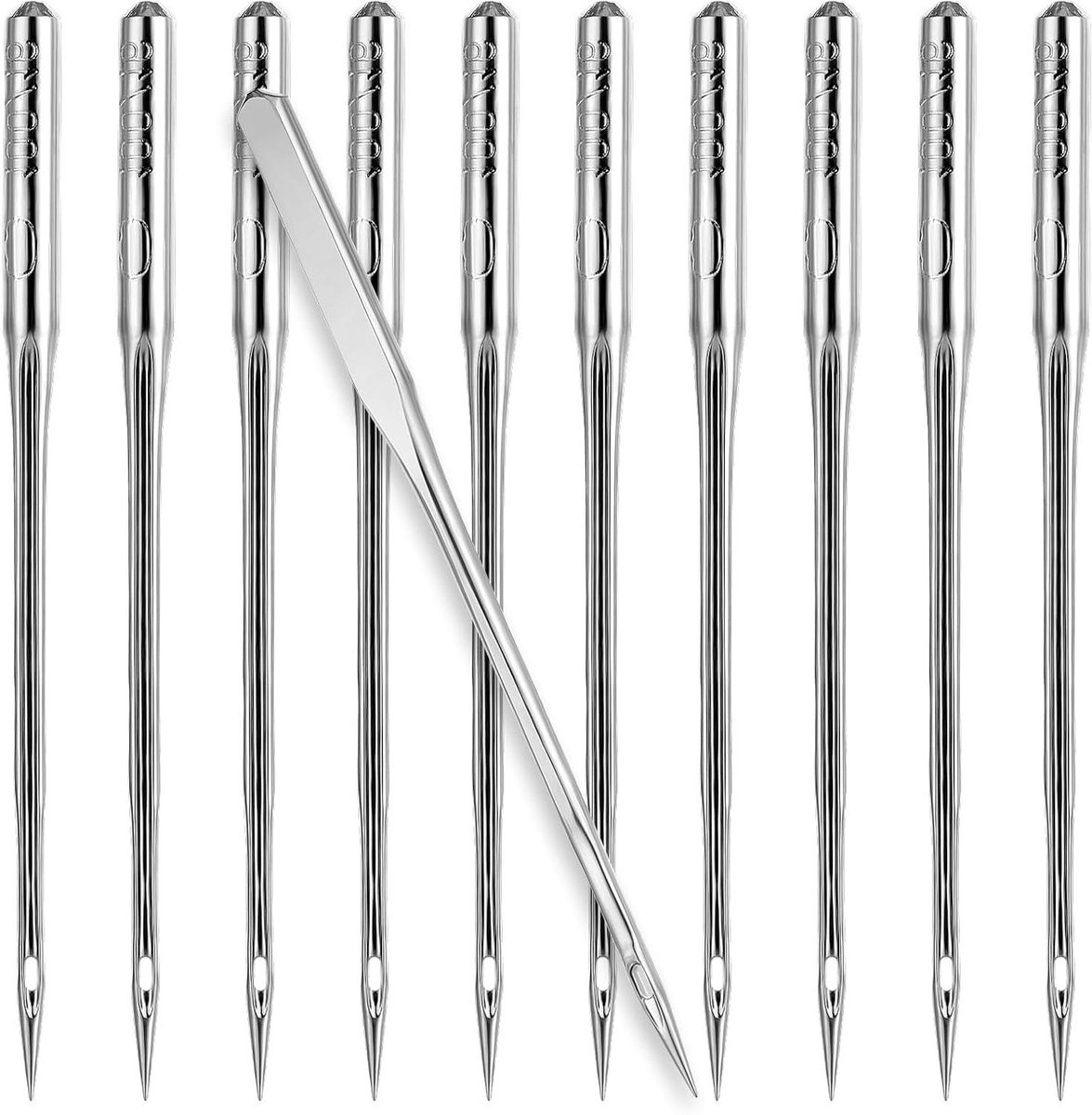 Set van 50 universele naaimachinenaalden 100/16 voor denim, leer en jersey stof