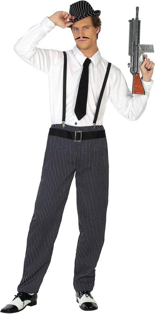 Herencostuum Gangster Themafeest Outfit Kleding Maat XL