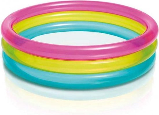 Bol Com Intex Rainbow Baby Pool Ages 1 3