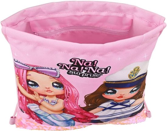 Voetenzak Junior Platte Vorm Nanana Sparkles Meerkleurig van Merkloos — afbeelding 3