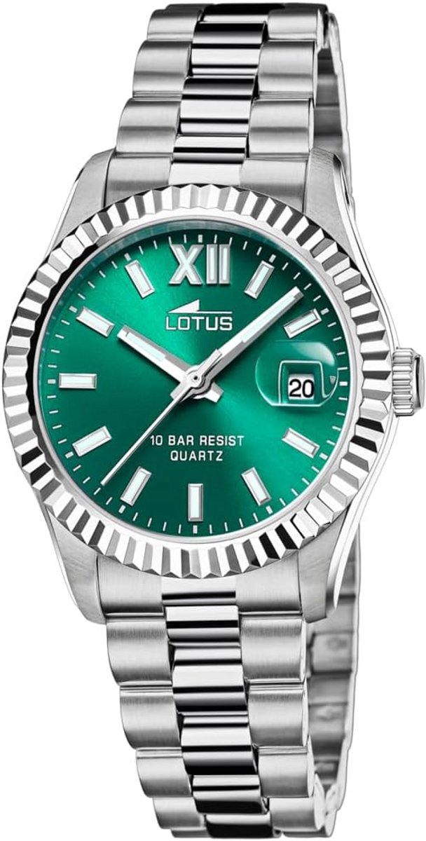 Elegant Dameshorloge met Zilverkleurige Roestvrijstalen Band