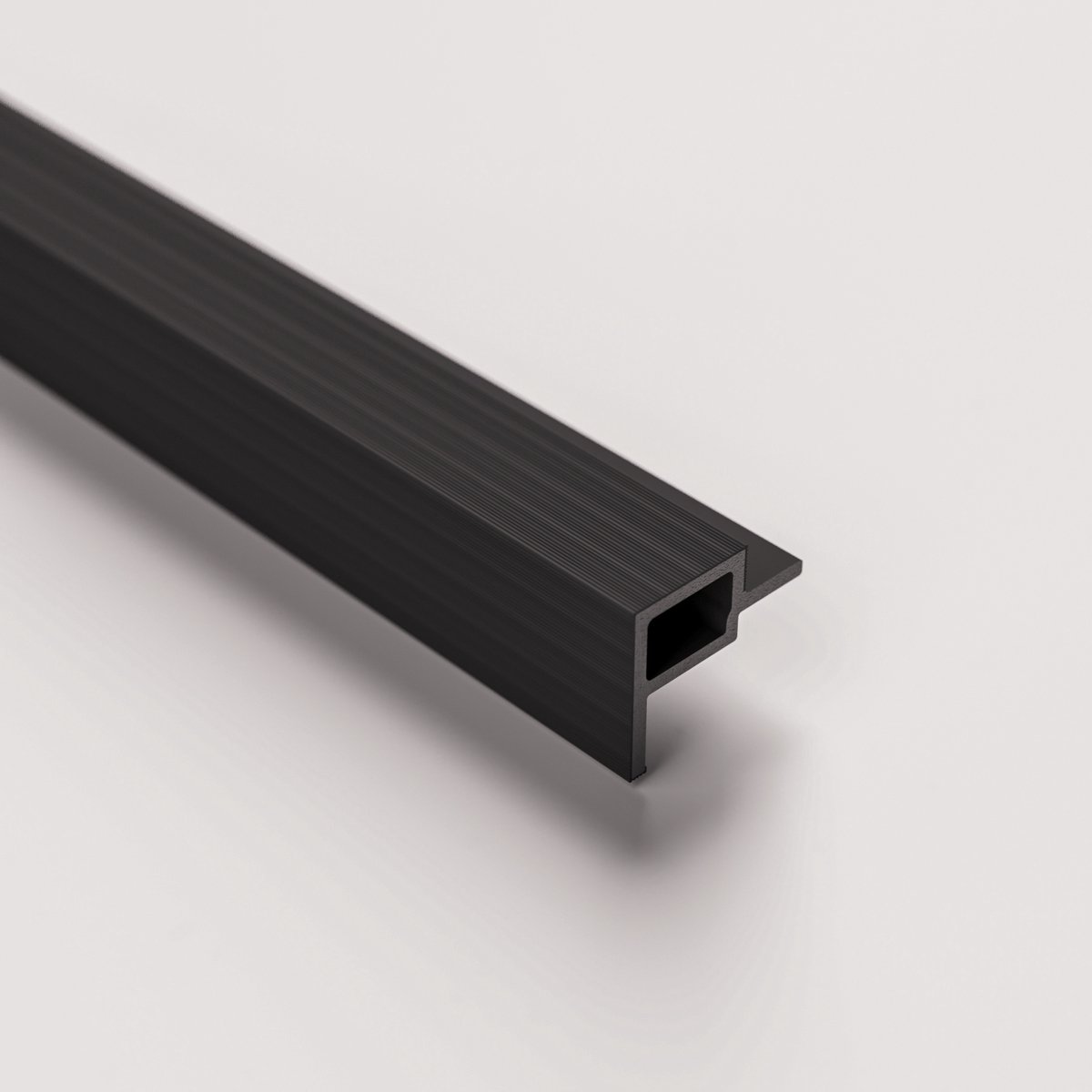 Barnwoodweb WPC Eindprofiel Antraciet – 270 × 4,9 × 3,6 cm - Afwerkprofiel voor WPC Buitenpanelen Antraciet