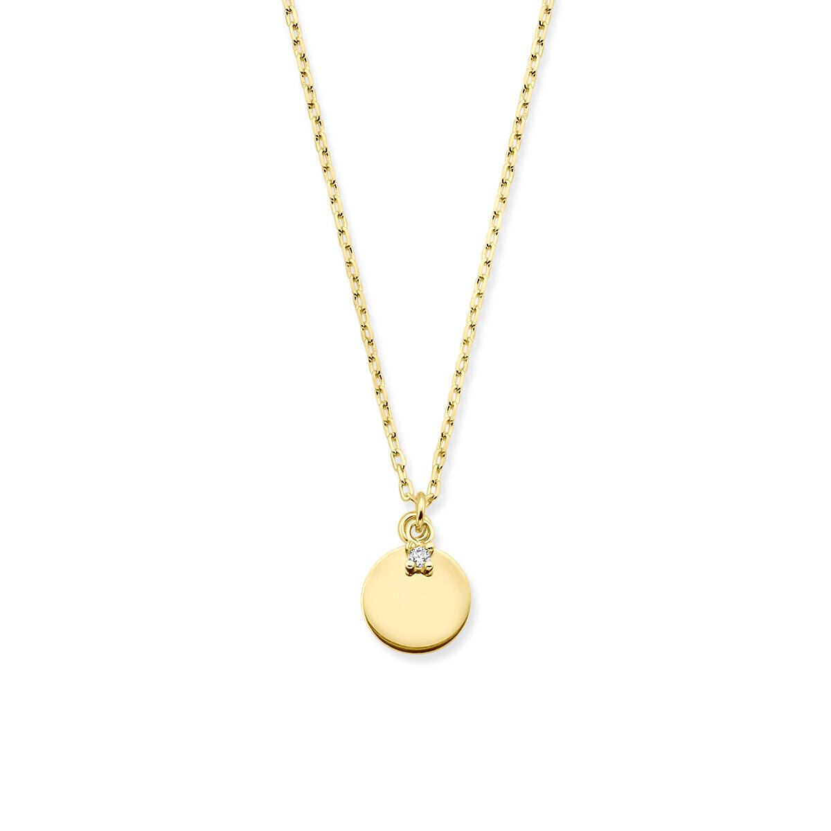 Collier rondje zirkonia 40 - 42 - 44 cm