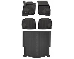 Ford Mondeo V Kombi automaat - Rubber automatten + kofferbakmat - Perfecte pasvorm - Geurloos TPE - Hoge beschermrand