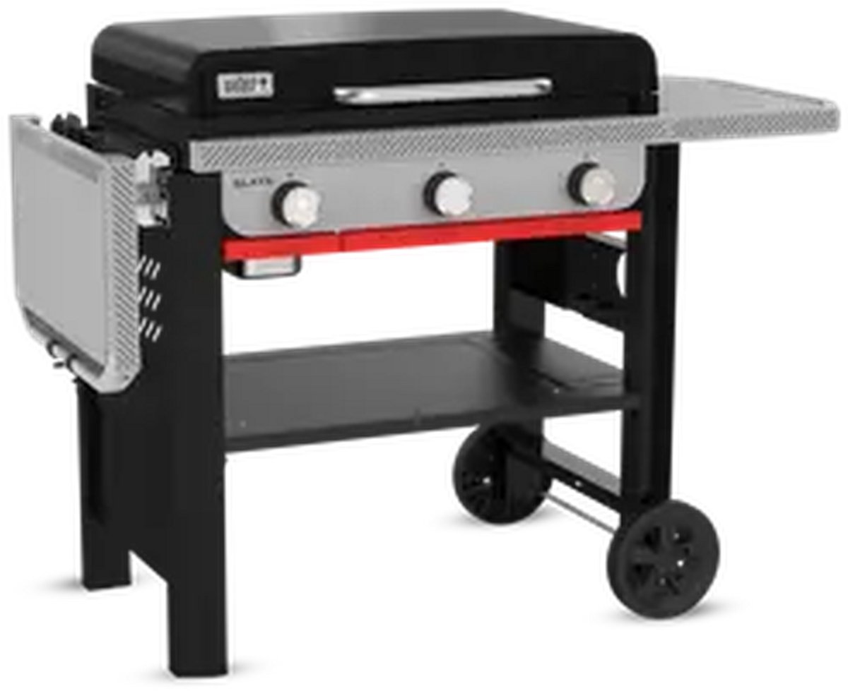 Weber Slate Plancha - Plaque 71 cm - Barbecue à gaz - 3 brûleurs