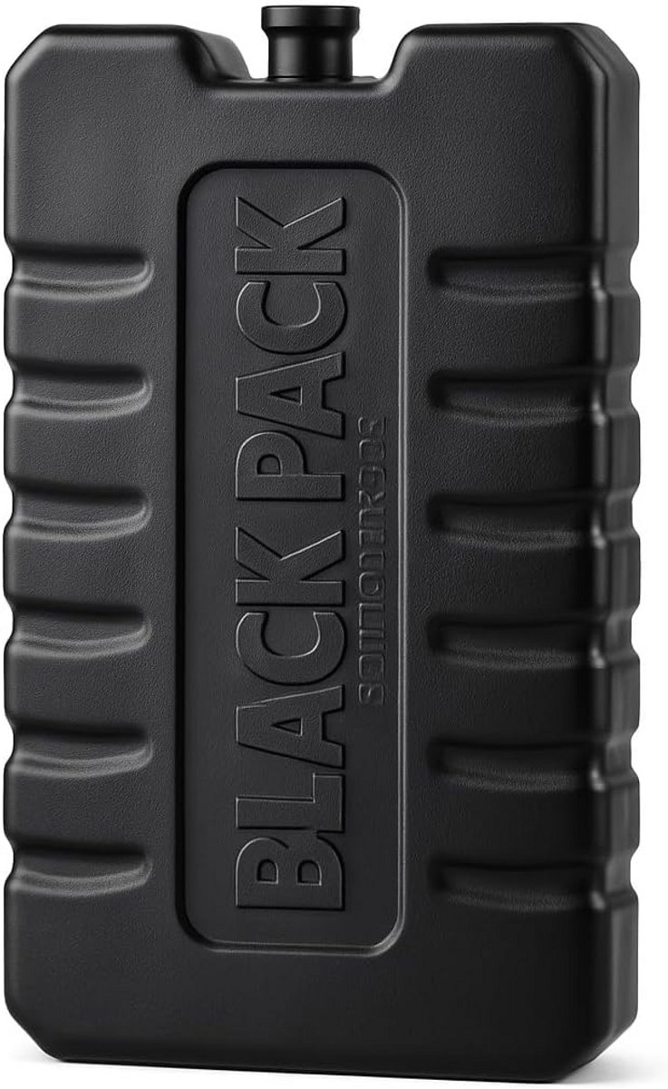 ToCi Blackpack Koelaccu's 220 ml | 2/4/6/8/12/16-delig | Herbruikbare Zwarte Koelpads voor Koeltas & Koelbox | Camping & Festival