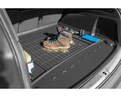 FROGUM - Kofferbakmat - Geschikt voor HYUNDAI i10 II (2013-2019) - Zonder verstelbare bodem - TPE Rubber - Zwart