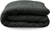 Zelesta Japandibed Katoen Mousseline - Dekbed zonder overtrek katoen - Wasbaar dekbed - Met vaste overtrek - Green - 200x200cm