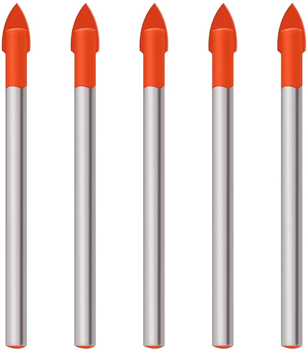 6 mm Professionele Titanium Boortjes Set voor Tegels Keramiek en Glas