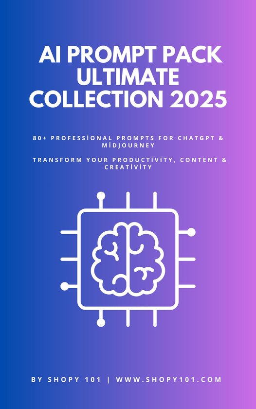 AI PROMPT PACK ULTIMATE COLLECTION 2025 (ebook), SHOPY 101 ...
