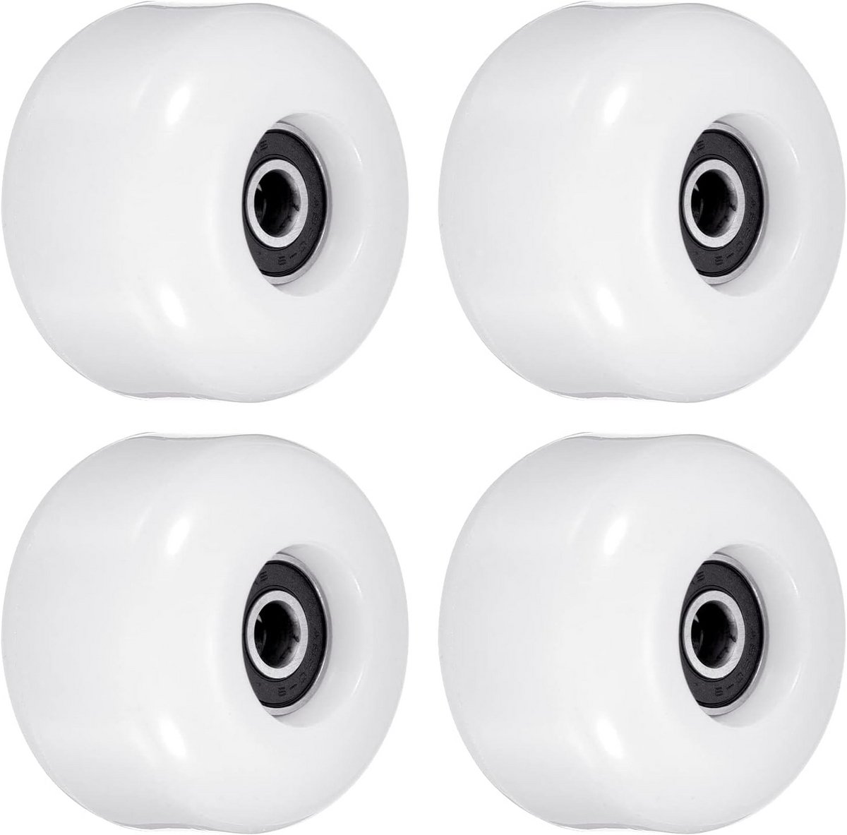 4x Skateboard Wielen Set 54mm ABEC-9 Lagers 85A Grippy Straat & Cruiser Vervanging