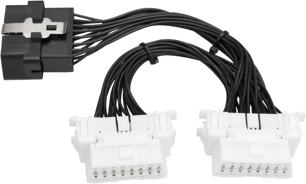 OBD2 Splitter Kabel 1 naar 2 OBDII 16 Pin Verlengkabels Adapter (15CM)