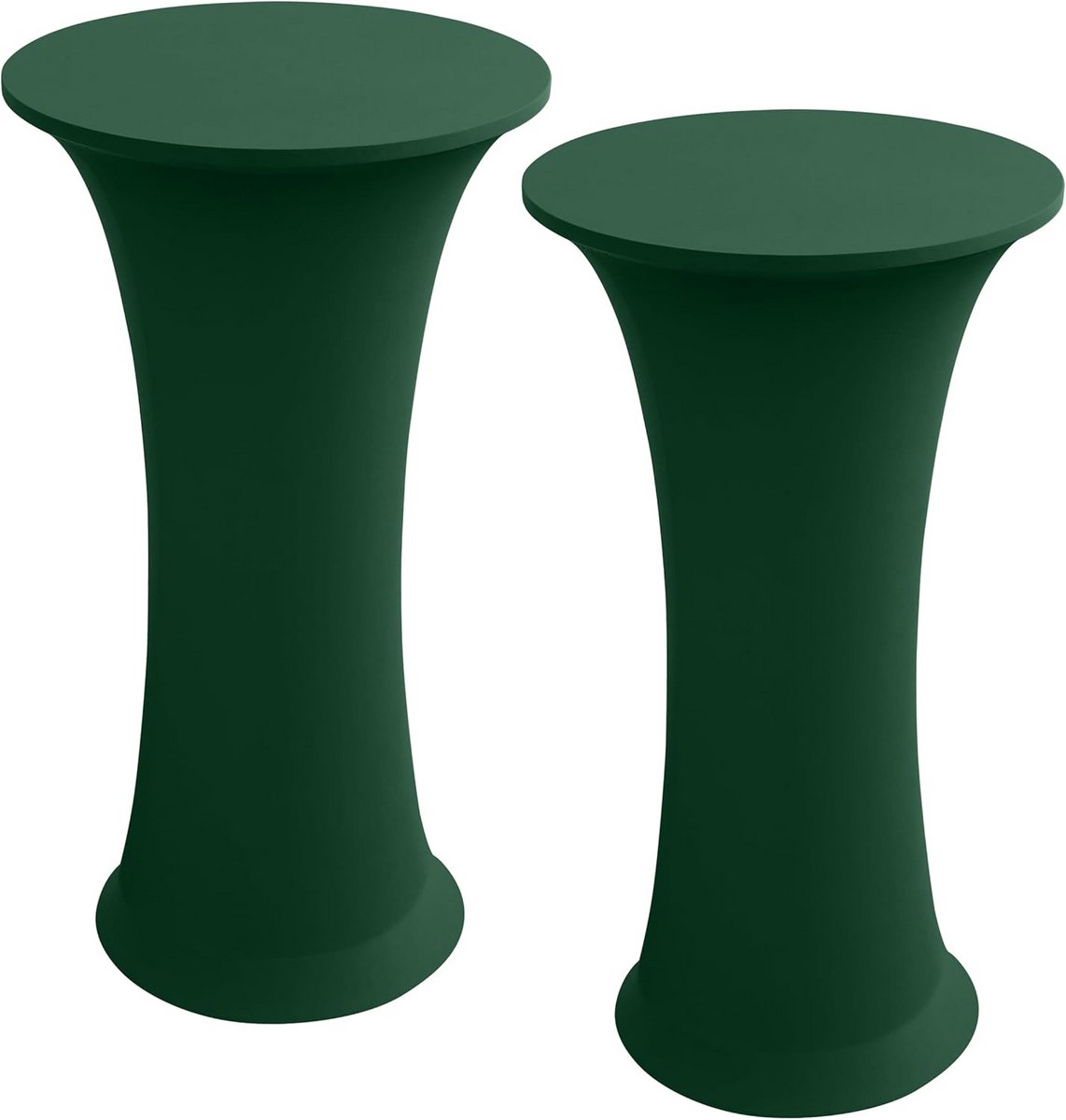 Set van 2 Ronde Stretch Tafelhoezen voor Cocktailtafels en Bartafels - Diameter 60-65cm