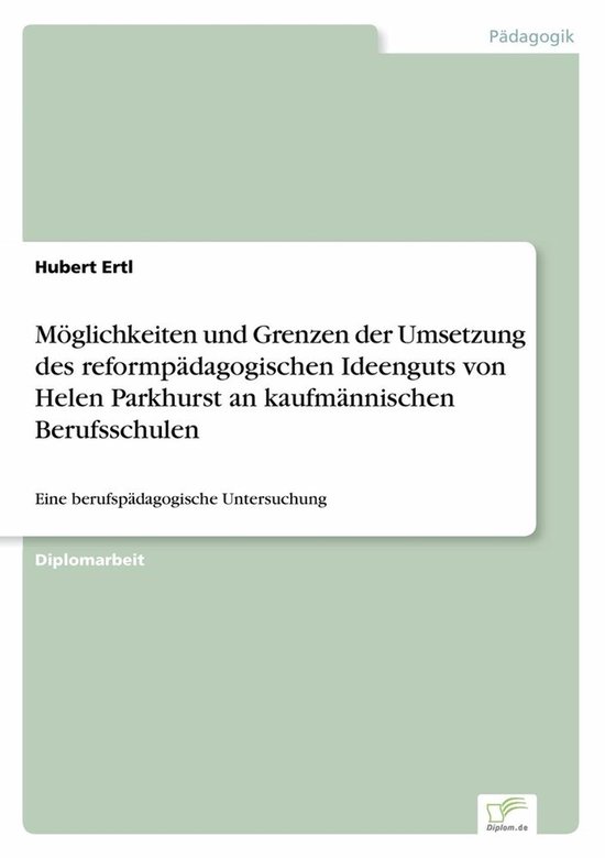Möglichkeiten und Grenzen der Umsetzung des reformpädagogi ... - cover