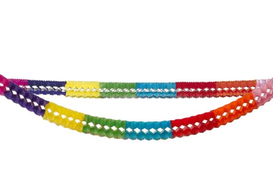 Feestelijke verjaardagsslinger 26 x 22 cm 3 m
