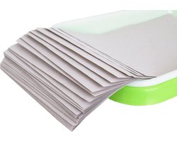 Ontkiemend Groeipapier - Zaad Papier - Micro Groenten Kweken - 150 Stuks - 29x22cm - Licht Grijs