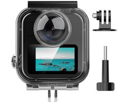 Geschikt voor 60M Tempered Glass Lens Underwater Waterproof Housing Case Cover for Geschikt voor GoPro Max 2