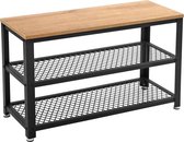 Songmics à chaussures Songmics - Beige / Zwart - Métal