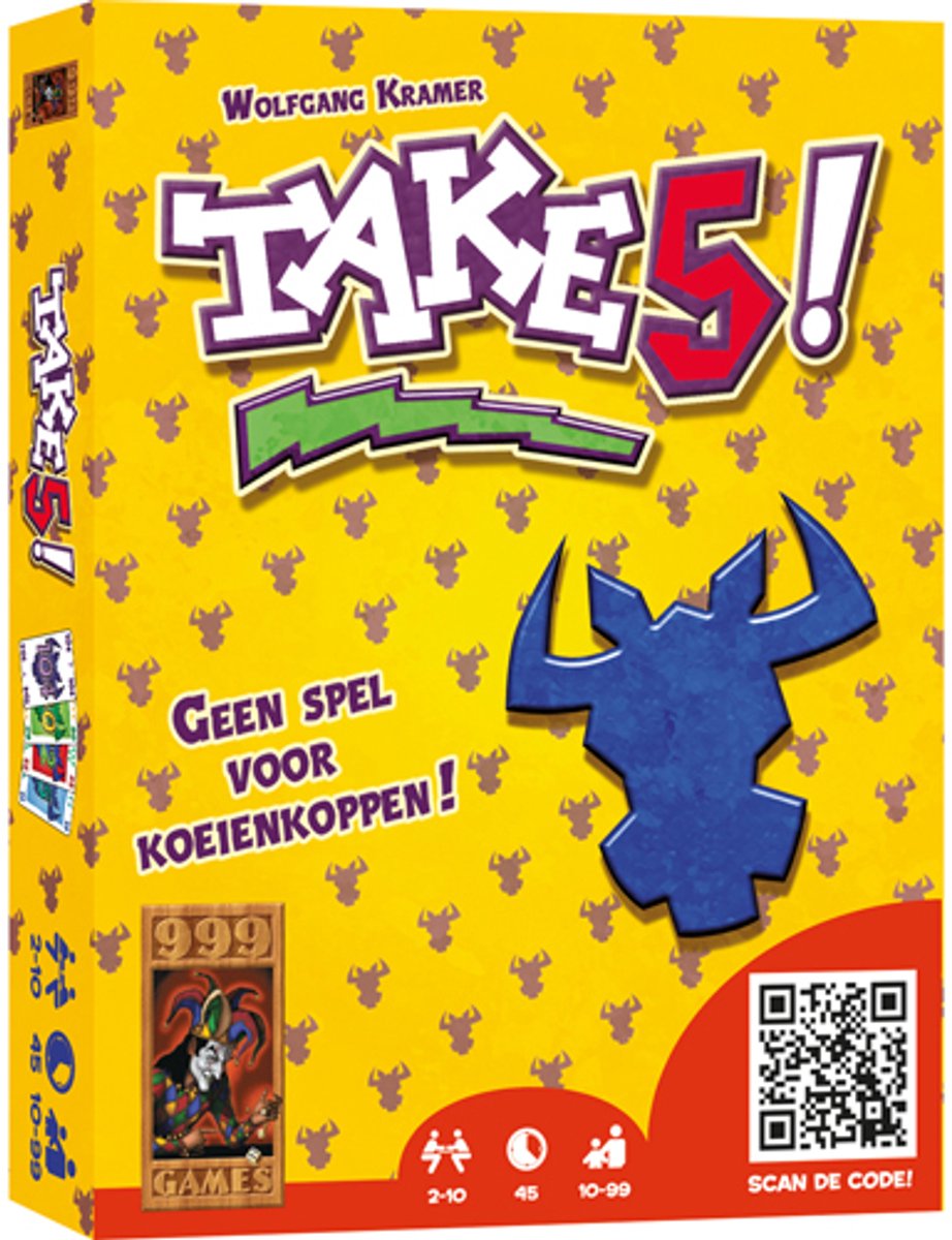 999 Games - Take 5! - Kaartspel - Leuk voor grotere groepen - Familiespel - Gezelschapsspel - Educatief spel - Klein cadeautje — afbeelding 11