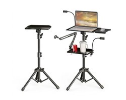 Cellista Projector Statief - Laptop Standaard - Verstelbare Statief Tafel - DJ Mixer Stand - Universele Projector Stand - Support de trépied universel pour projecteur - Hauteur 66-102 cm - Trépied pliable