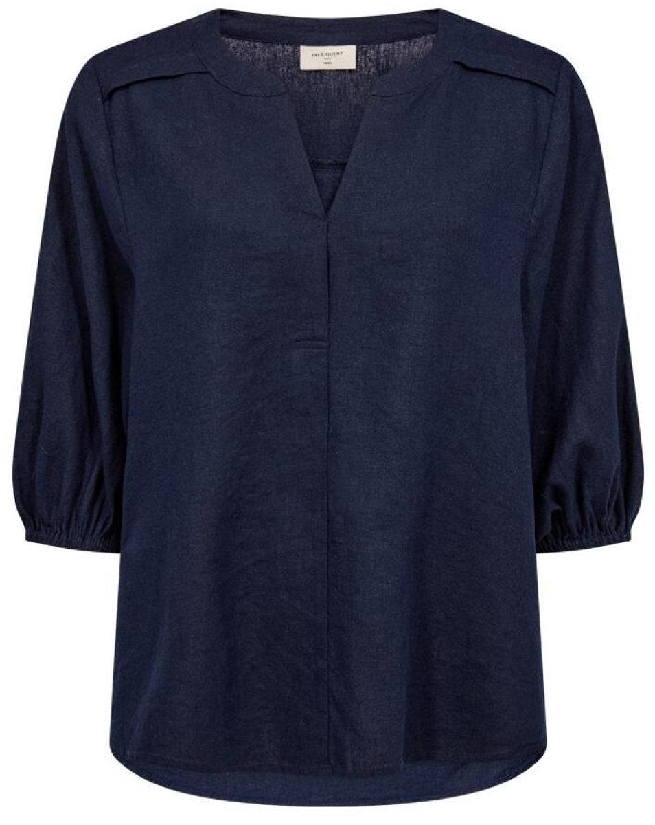 Freequent Blouse Fqlava Blouse 204290 Navy Blazer Dames Maat - M
