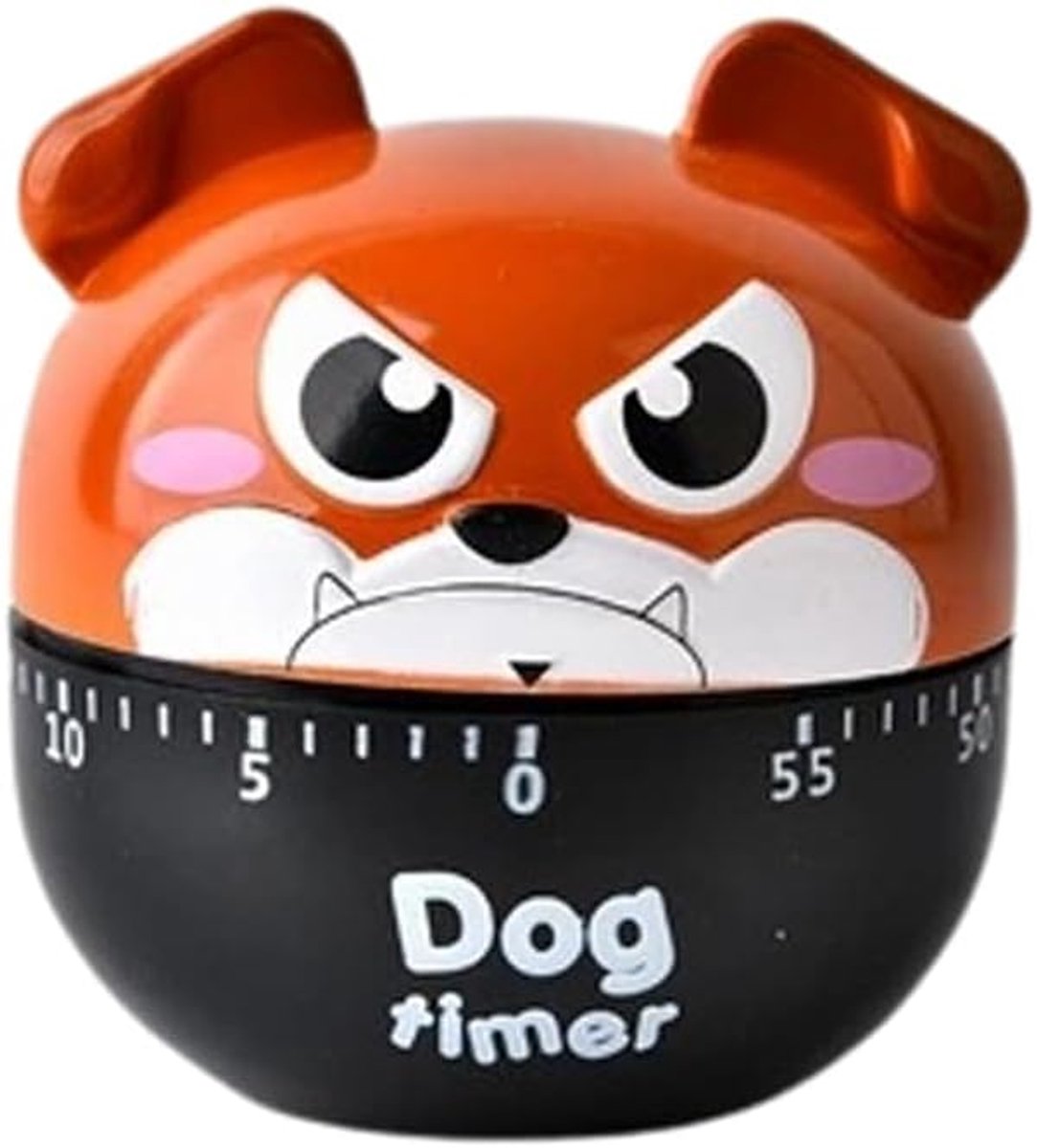Mechanische Timer - Keukenwekker - Koken Bakken - Leuke Vorm - 7x6.5x6.5cm