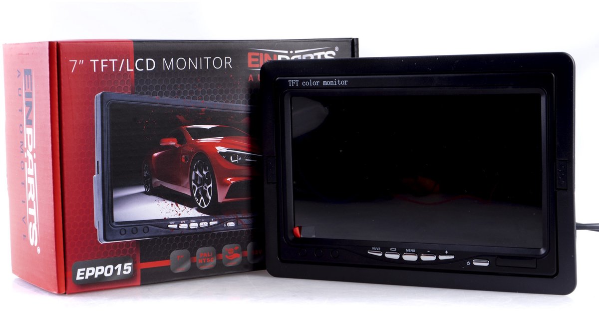Einparts 7-Inch Tft Lcd-Monitor Voor Achteruitrijcamera Met Richtingaanwijzerschakelaar