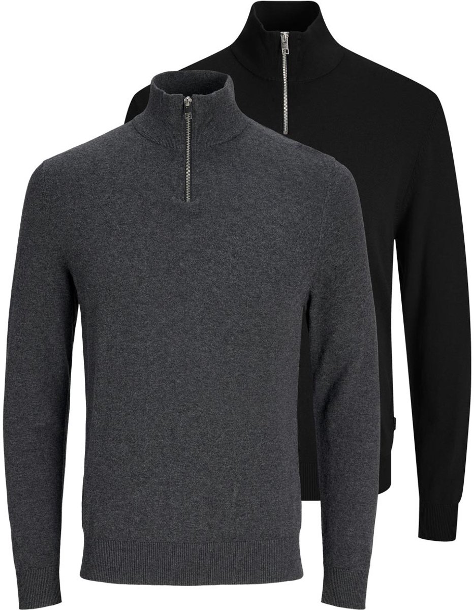 Jack & Jones Heren troyer 2 pack Emil Knit