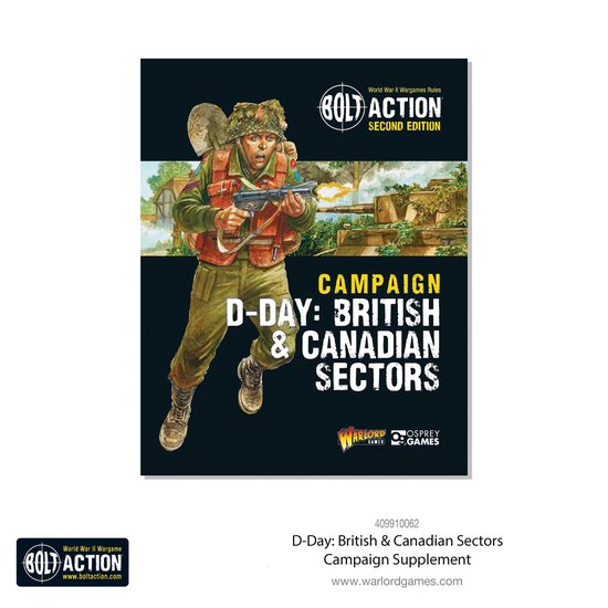 Bolt Action Campaign DDay British Canadian Sectors - cover