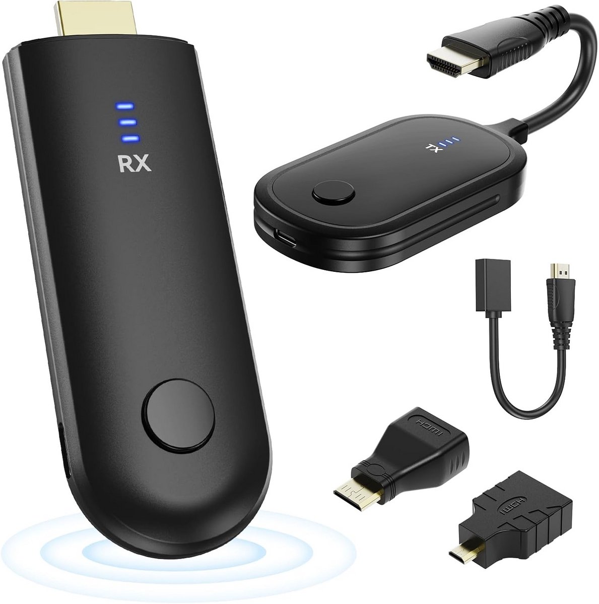 Draadloze HDMI Extender - Video Stream Kit - Beeld Delen - 50 Meter Bereik - 4K Resolutie