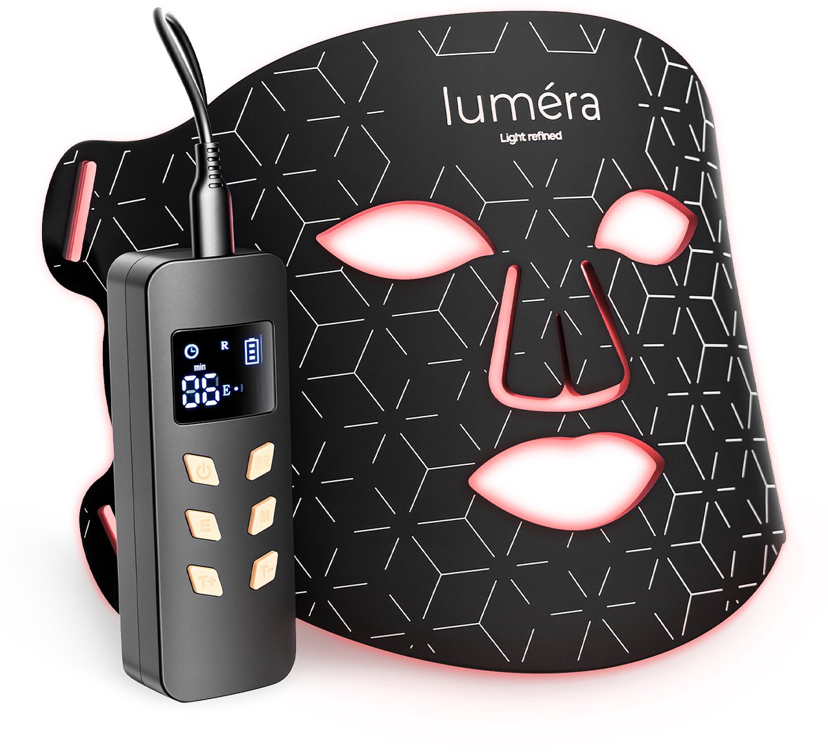 luméra LED Gezichtsmasker – Anti-Aging Lichttherapie – Tegen Rimpels & Acne – Professionele Huidverzorging Thuis – Draadloos